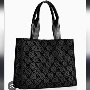 EUC Victoria Secret Black Mesh Tote